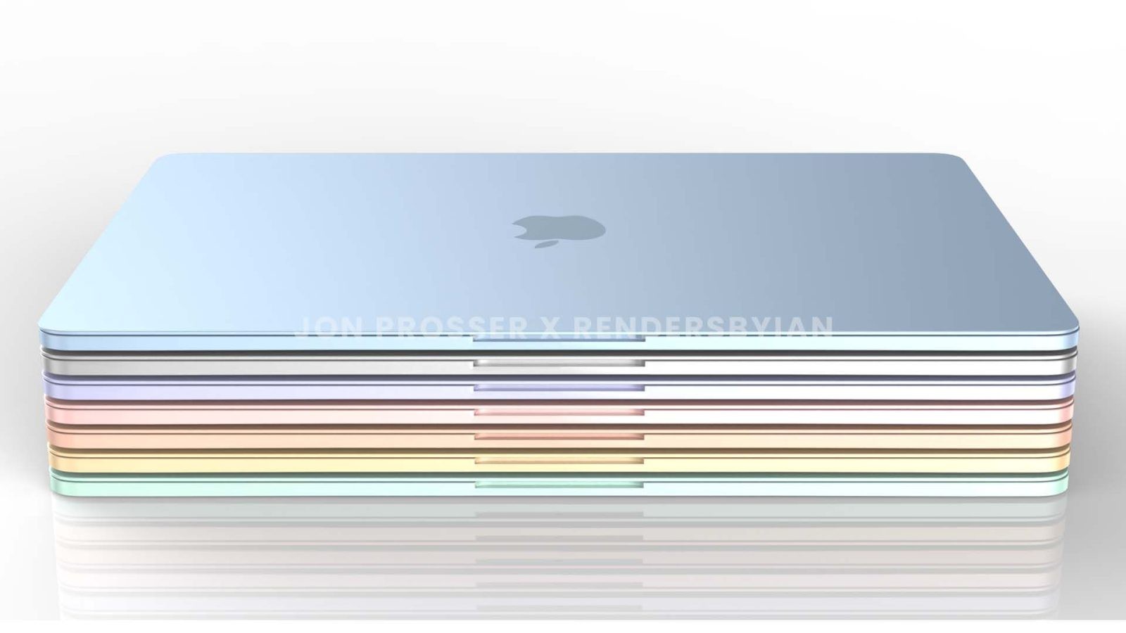 رندر های لپتاب جدید MacBook/MacBook Air منتشر شد