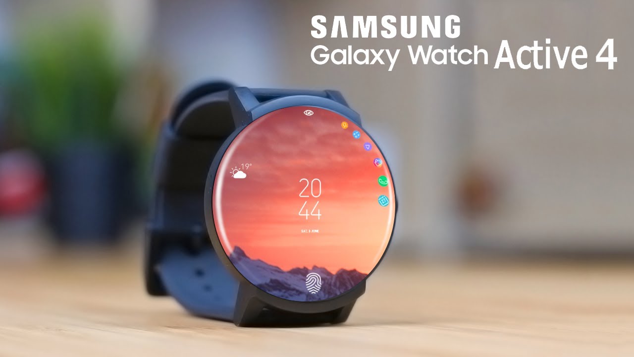 اولین رندر های ساعت Galaxy Watch Active 4 منتشر شد