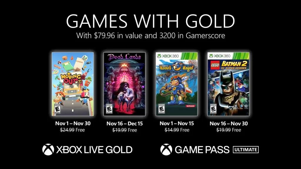 بازی های رایگان سرویس Xbox Gold