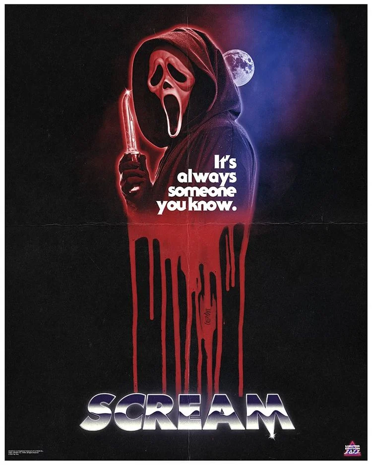 پوستر جدید فیلم SCREAM آنرا به حال و هوای کلاسیک می برد