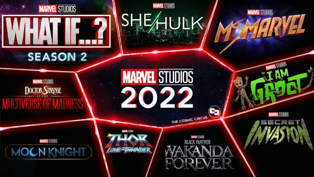 فیلم های مارول در سال 2022