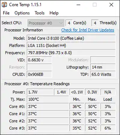 آموزش چک کردن دمای پردازنده CPU