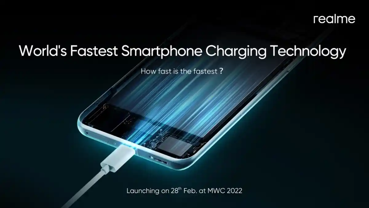 ریلمی سریعترین شارژ گوشی هوشمند جهان را در ۲۸ فوریه معرفی می کند