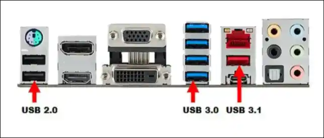 تفاوت بین USB 2.0/3.0/3.1