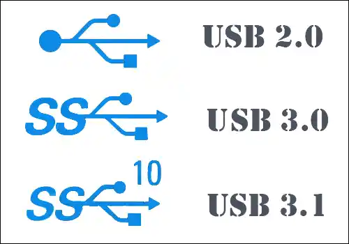 تفاوت بین USB 2.0/3.0/3.1