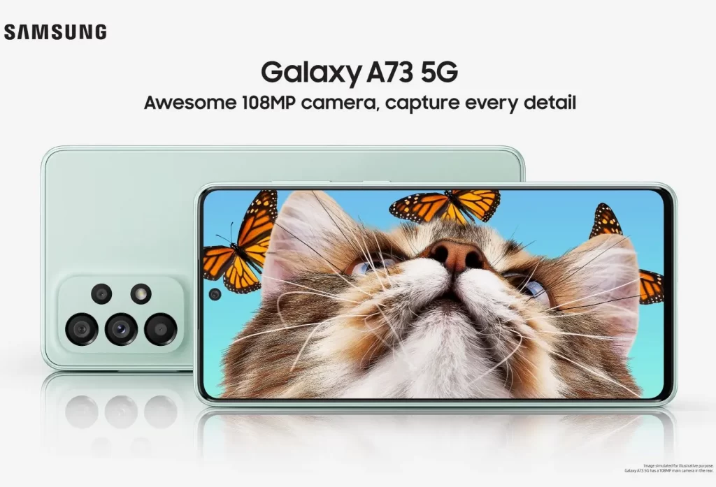 مشخصات گوشی Galaxy A73 5G