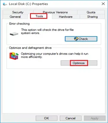 آموزش یکپارچه سازی ( Defragment ) دیسک در ویندوز