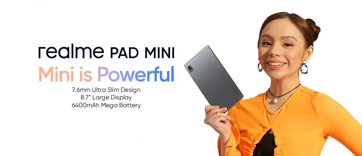 تبلت Realme Pad Mini با صفحه نمایش ۸.۷ اینچی و قیمت اولیه ۲۰۰ دلار وارد بازار می شود
