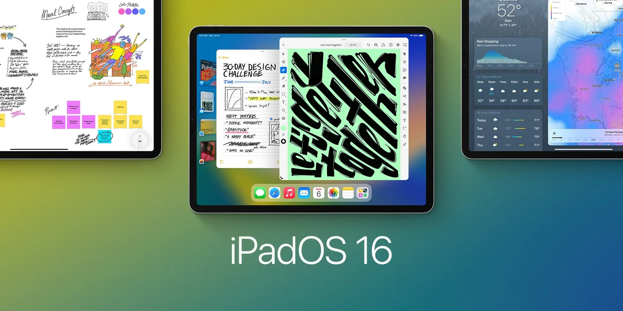 اپل iPadOS 16 با قابلیت های جدید معرفی شد