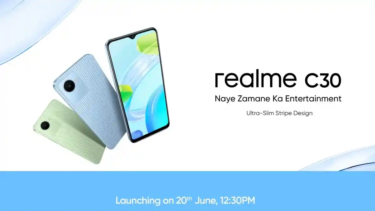 گوشی Realme C30 در ۲۰ ژوئن عرضه می شود، مشخصات اصلی آن تایید شده است