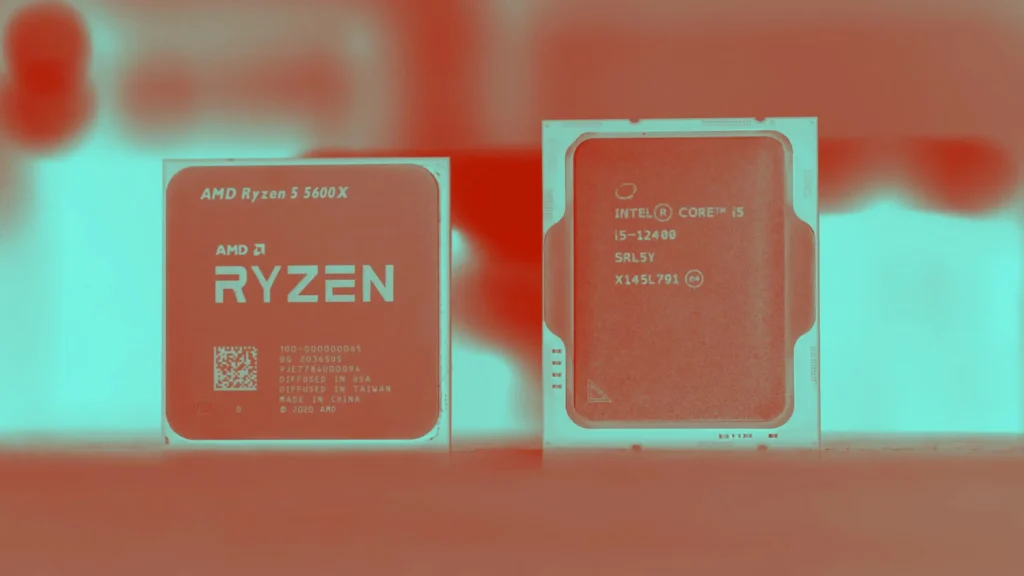 مقایسه پردازنده Intel i5 12400 با Ryzen 5 5600x