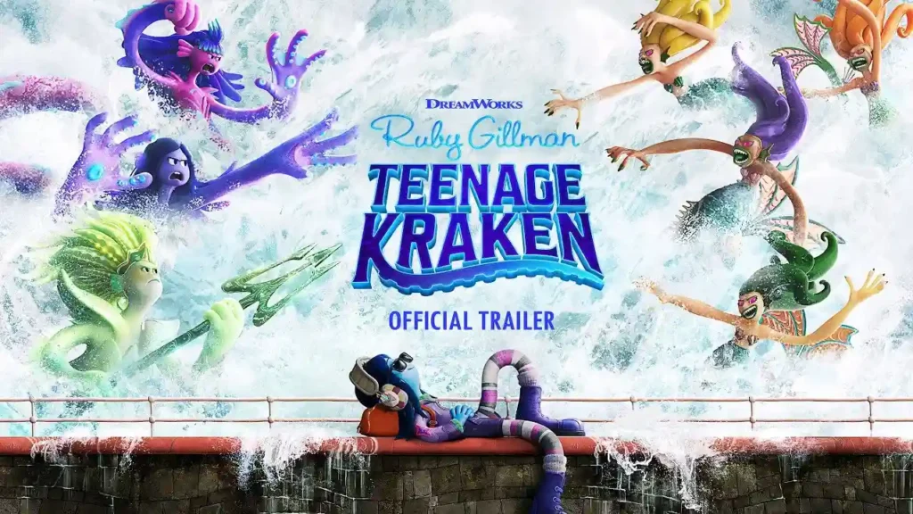 پوستر رسمی انیمیشن Ruby Gillman Teenage Kraken