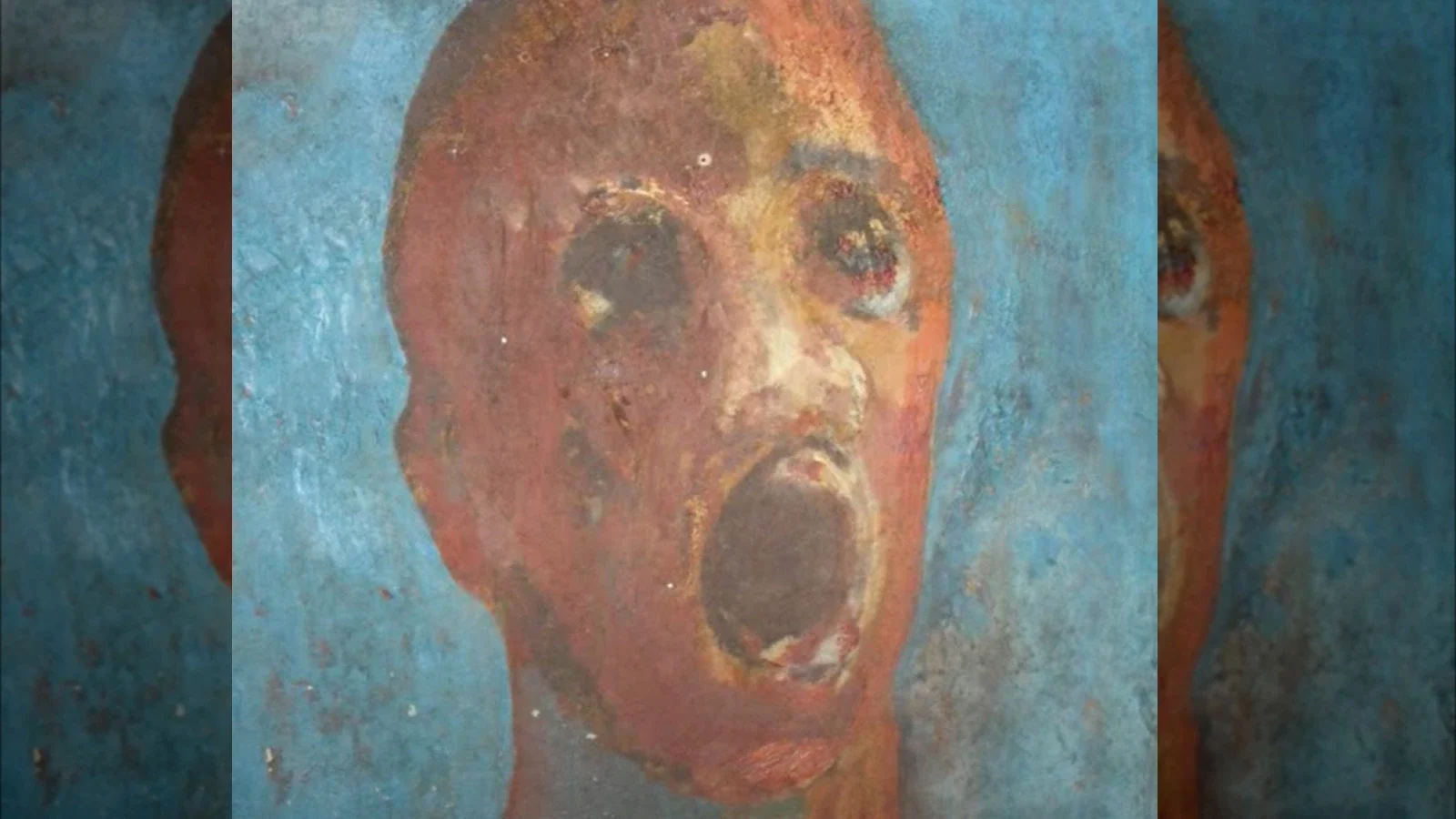 نقاشی نفرین شده مرد مضطرب