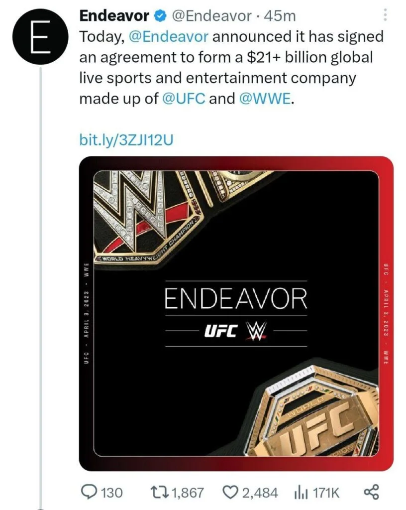فروش کمپانی WWE