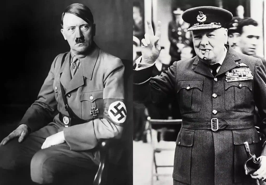 هیتلر در مقابل چرچیل