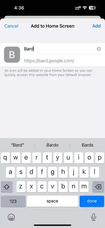 اضافه کردن هوش مصنوعی Google Bard به آیفون