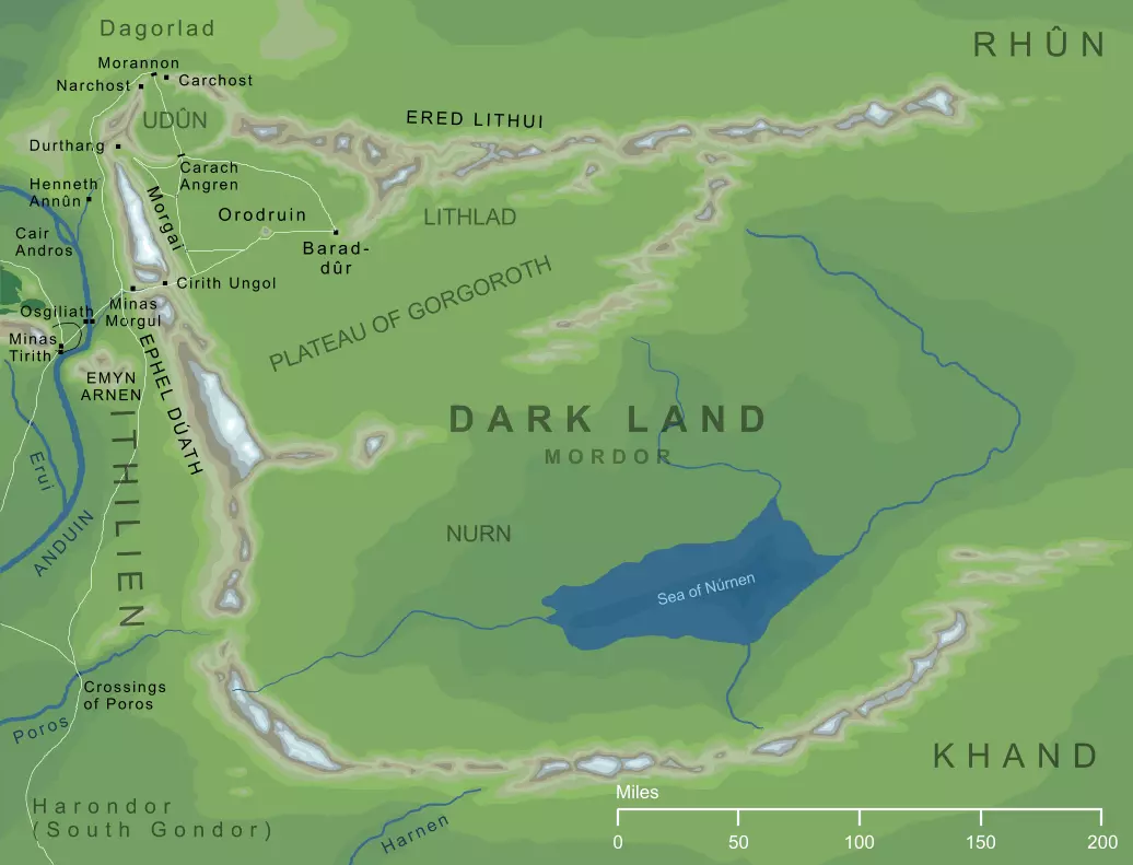 نگاهی به سرزمین تاریک در جهان آردا