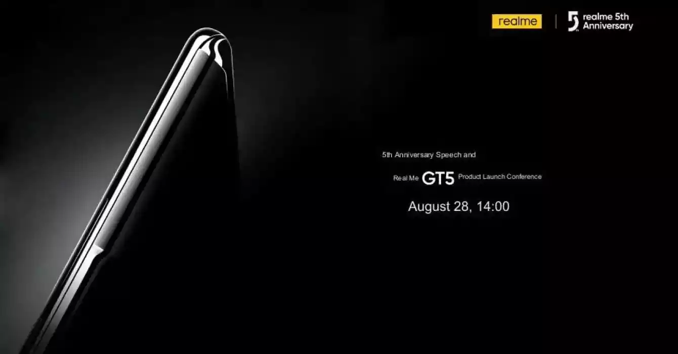 گوشی ریلمی GT5 در ۲۸ آگوست معرفی می شود