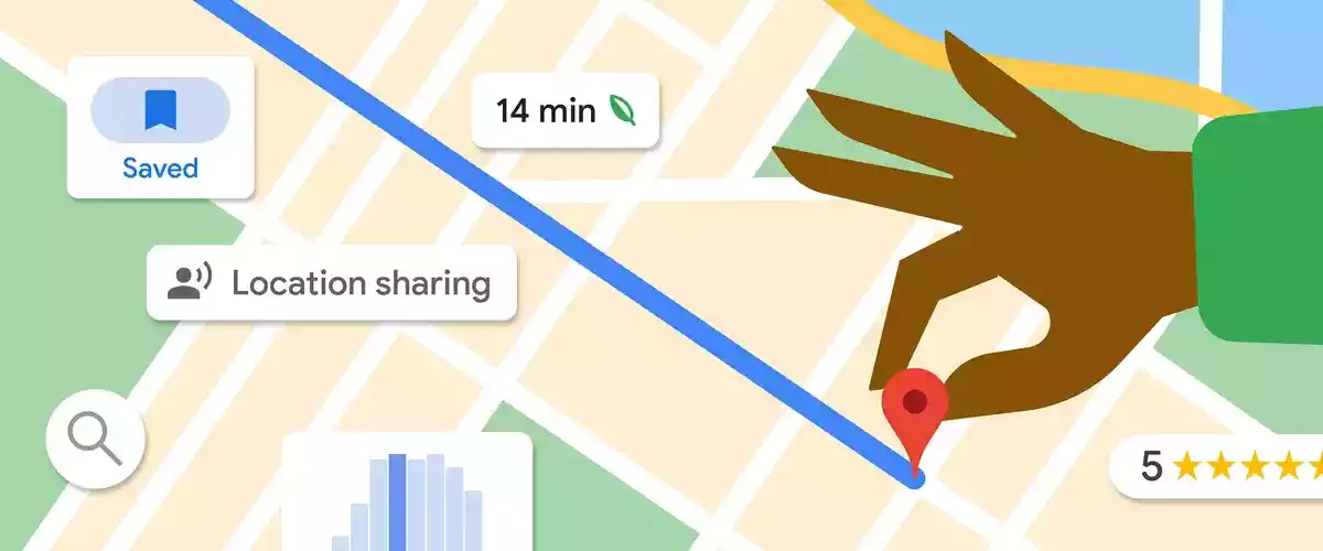 آموزش ارسال لوکیشن پین شده در Google Maps و Apple Maps