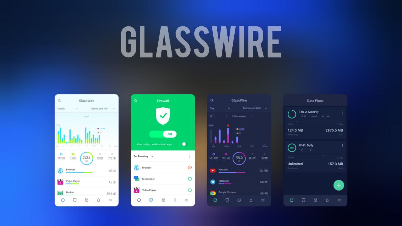 اپلیکیشن GlassWire