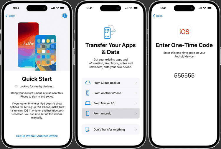 آموزش گام به گام برای انتقال فایل از اندروید به آیفون