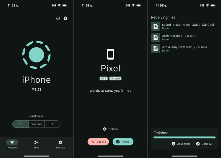 آموزش گام به گام برای انتقال فایل از اندروید به آیفون