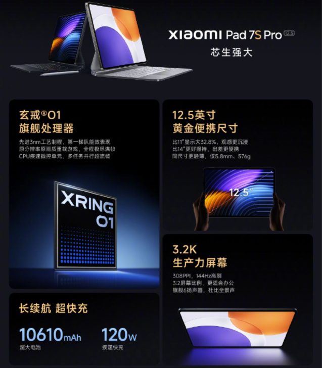 معرفی تبلت جدید شیائومی با تراشه اختصاصی Xring O1