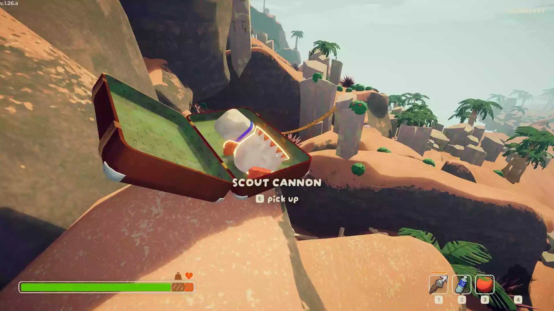 آموزش گلیچ Scout Cannon در بازی Peak