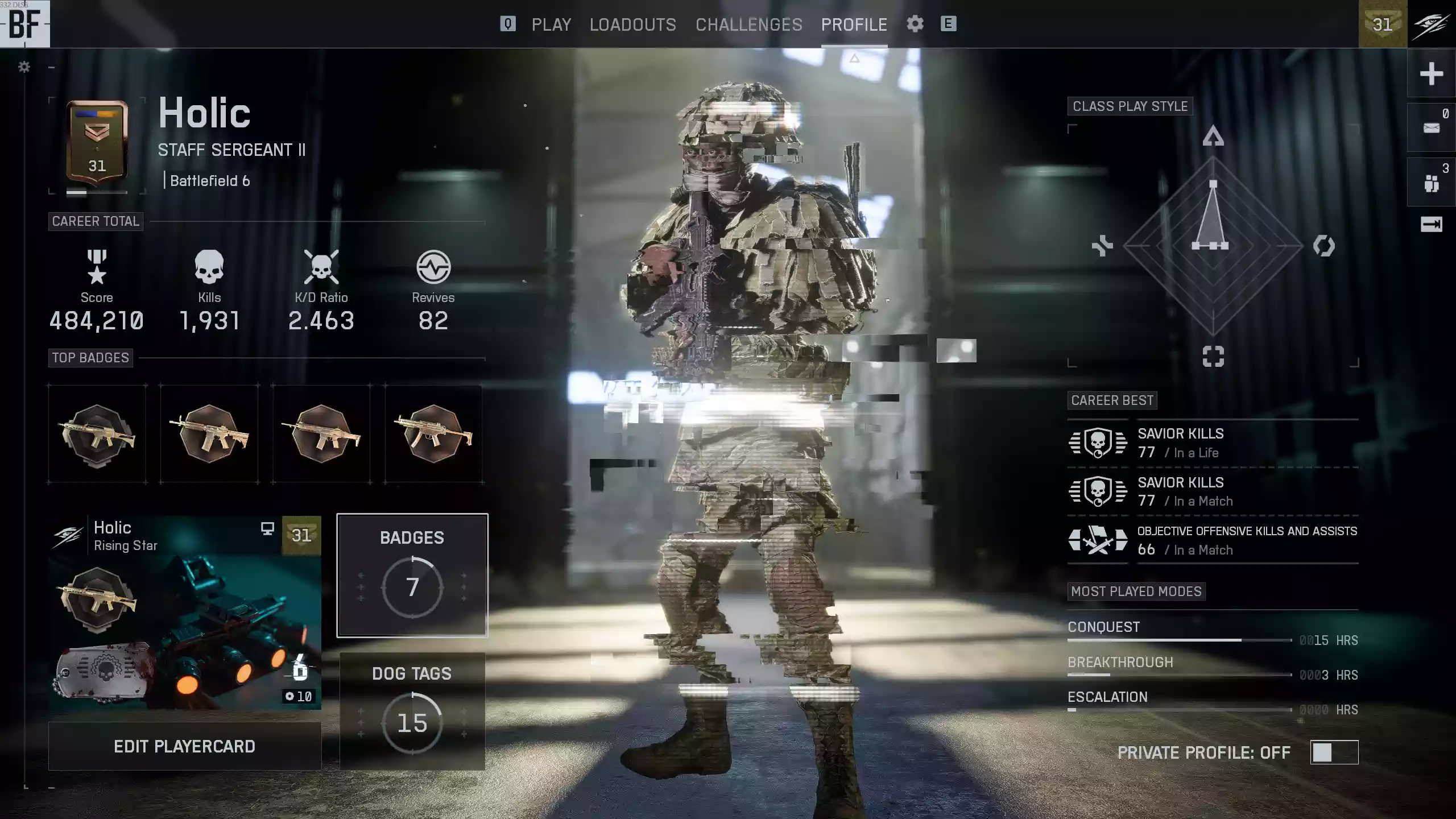 آموزش مشاهده آمار و اطلاعات بازی شما در Battlefield 6