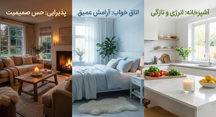 راهنمای انتخاب اسانس شمع برای اتاقهای مختلف منزل