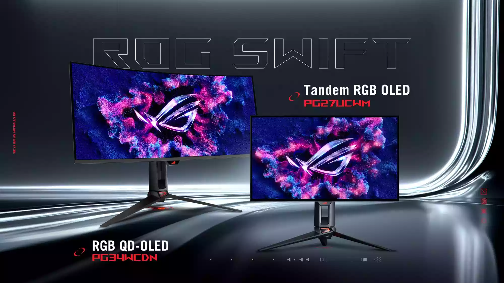مانیتورهای OLED جدید ASUS ROG